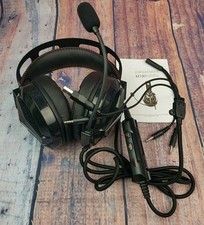 Gaming Headset 7.1 Surround Sound Noise Cancelling Mic Gaming Headphones Red LED picture