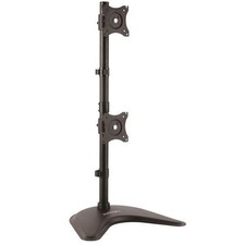 StarTech ARMBARDUOV Dual Monitor Vertical Stand UltraWide VESA Mount for 27