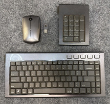 Kensington SlimBlade Media Notebook Set Keyboard Mouse Number Pad w/Dongle picture