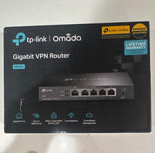 TP-LINK Omada ER605 Wired Gigabit VPN Router, 5 LAN Ports, Ethernet, Black picture