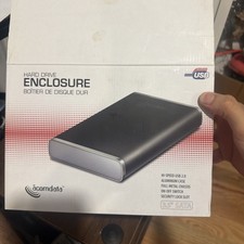 Acomdata Black External Hard Drive Enclosure with Power Adapter picture