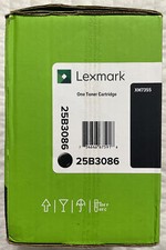Lexmark 25B3086 Black Toner Cartridge For XM7355 XM 7365 OEM Sealed Retail Box picture