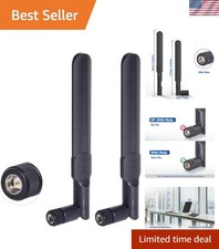 Reliable Dual Band 8dBi WiFi Antennas for Trucks, RVs & Backup Cameras - 2-Pack picture