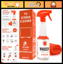 Streak-Free TV Screen Cleaner & Microfiber Cloth - Non-Toxic Electronics Cleanin picture