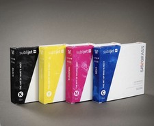 Sawgrass 70 ml SG1000 SubliJet UHD Extended Ink Multipack set of 4 plus waste in picture