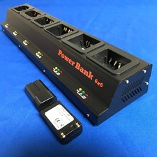 6 Bank Pro Metal Charger(UL/CE)+ CUPS F PAXAR MONARCH 9502(Non included battery) picture