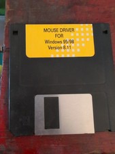 Vintage MOUSE DRIVER DOS/Windows 95/98 Version 8.11  3.5” Disk  picture