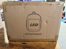LED Backpack Programming Full Color Display Screen LED Display Travel Backpack❤ picture