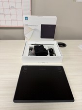 Huion HS64 Graphic Drawing Tablet Black TESTED / WORKING w/ BOX picture