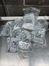 Panduit NK5EPC3Y NetKey Cat 5e 24AWG UTP Patch Cord Modular Plug Ends 3' WH 32pc picture