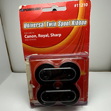 Porelon 11210 Black Universal Twin Spool Ribbon for Canon Royal Sharp Dot Matrix picture