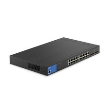 Linksys LGS328PC 24-Port Managed Gigabit PoE+ Switch with 4 1G SFP Uplinks picture