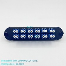 24F Fiber Optical Adapter Panel 12 LC Duplex SM Compatible CORNING CCH-CP24-A9 picture