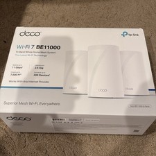 TP-Link Deco BE11000 Whole Home Mesh WiFi 7 System -3 Routers picture