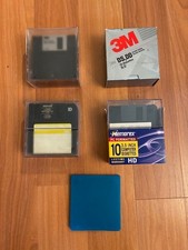 3M, MAXELL, & MEMOREX  3.5 INCH COMPUTER DISKS DISKETTES 2HD PRE-OWNED, 41 EACH picture