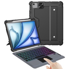 Nillkin iPad Air 11 M2 2024 Pro 11 Detachable Backlit Keyboard Trackpad Case picture
