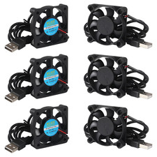 6Pcs 50Mm Fan USB 50Mm X10Mm Brushless Cooling Fan DC 5V USB Brushless Cooling picture