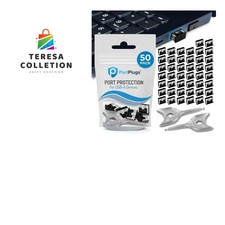 High-Security USB-A Port Blockers 50 Pack - Protect Desktops and Laptops Easily picture