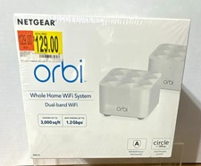 NETGEAR Orbi RBK12 Dual-Band Whole Home Mesh WiFi Router System, White picture