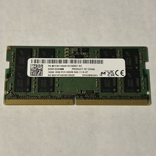 Micron 16GB DDR5 5600 MHz PC5 1Rx8 SODIMM Laptop Memory RAM MTC8C1084S1SC56BD1 picture