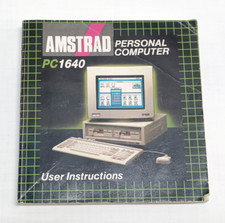 Vintage Amstrad PC1640 Personal Computer User Instructions Manual picture