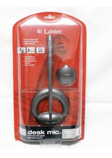 NEW SEALED Labtec Desk Mic 524 Desktop Microphone - New in package. picture