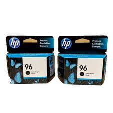 2 Pcs HP 96 Black Ink Cartridge New Genuine OEM C8767WN / BEST DATE ON EBAY 2021 picture