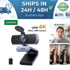 UGREEN 4K Webcam 8MP Autofocus Web Camera with Dual Mics for PC Zoom Teams picture
