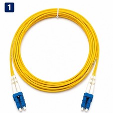 3M (9FT) LC to LC OS2 Fiber Optic Patch Cable Duplex 9/125 UPC -  MADE IN USA picture