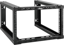 6U Fixed Wall Mount Network Rack 15.8Inch Depth Open Frame for Server Data/Av/It picture