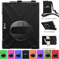 Hybrid Rugged Shockproof Hard Stand Case Cover Fr Microsoft Surface Pro 4 5 6 7- picture