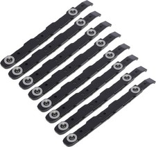 8 Pack Chassis Hard Drive Mounting Rails Plastic HDD Mount Rails Black picture