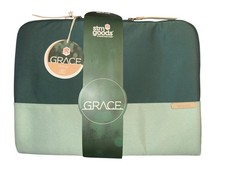 STM Goods Grace 15” Laptop Sleeve Hunter Green NEW Slim Stylish Protective Case picture