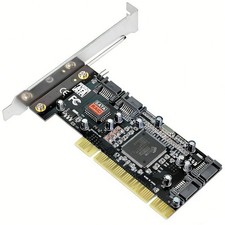 PCI to 4 ports SATA Serial ATA RAID Sil3114 Converter Controller Card picture