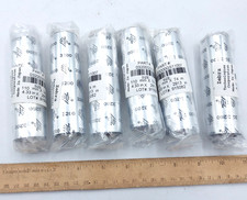 *6-Rolls* Zebra 03200GS11007 Wax Resin High Perf Resin Ribbon 4.3