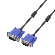 VGA Cable 15 Pin Male to Male 4.9FT Monitor PC Projector HD Video Cord picture