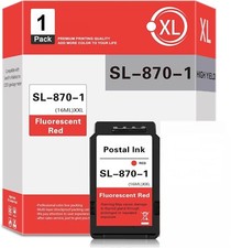 Pitney Bowes SL-870-1 Replacement Red Fluorescent Ink for SendPro Mailstation picture
