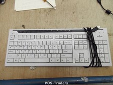 FUJITSU SIEMENS KB500 QWERTY KEYBOARD WHITE WIT WHITE 117 KEYS MULTIMEDIA USB picture