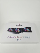 LIMINK PORTABLE  TRI-SCREEN FOR LAPTOP  Model S19 Used Read Description  picture