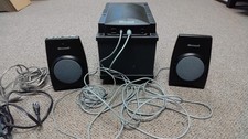Microsoft Digital Sound System 80 Computer Speaker & Subwoofer System Working picture