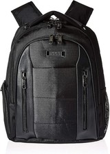 Kenneth Cole Reaction Keystone Backpack Business 17 In Laptop TSA Travel Black picture