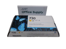 Genuine HP 730 Yellow P2V64A Bright Office 130ml  picture