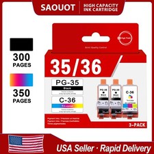 PGI-35 CLI-36 High Yield Ink Cartridges Lot for Canon 35 36 Combo Pack PIXMA picture