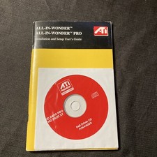 ATI All-In-Wonder Radeon 2400 Drivers & Booklet picture