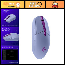 Wireless Gaming Mouse, Lightspeed Technology, Ergonomic Design, Lilac Color picture