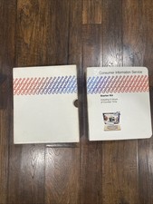 Vtg CompuServe Consumer Information Service Starter Kit Binder In Box Case 1984 picture