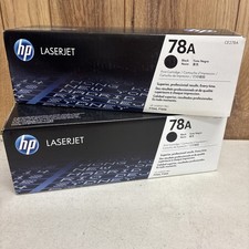 Genuine HP LaserJet 78A CE278A Toner Cartridges - 2x Black *New/Sealed* picture