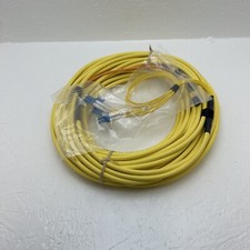 MOLEX QSFP MPO/MTP 60ft 4x LC Fiber Optic Breakout Cable, Singlemode OS2 Yellow picture