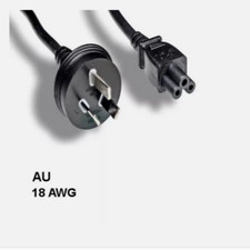 5x  6' AU Australia 3 Prong Notebook AC Power Mickey Cord C5 to AS NZS 4417 picture