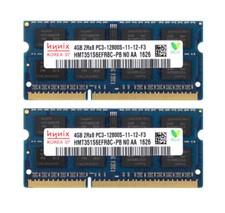 8GB 2X 4GB PC3-12800S DDR3-1600Mhz 204pin Notebook Sodimm  Memory RAM For Hynix picture